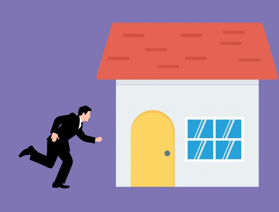 Free Image of man in hurry up  