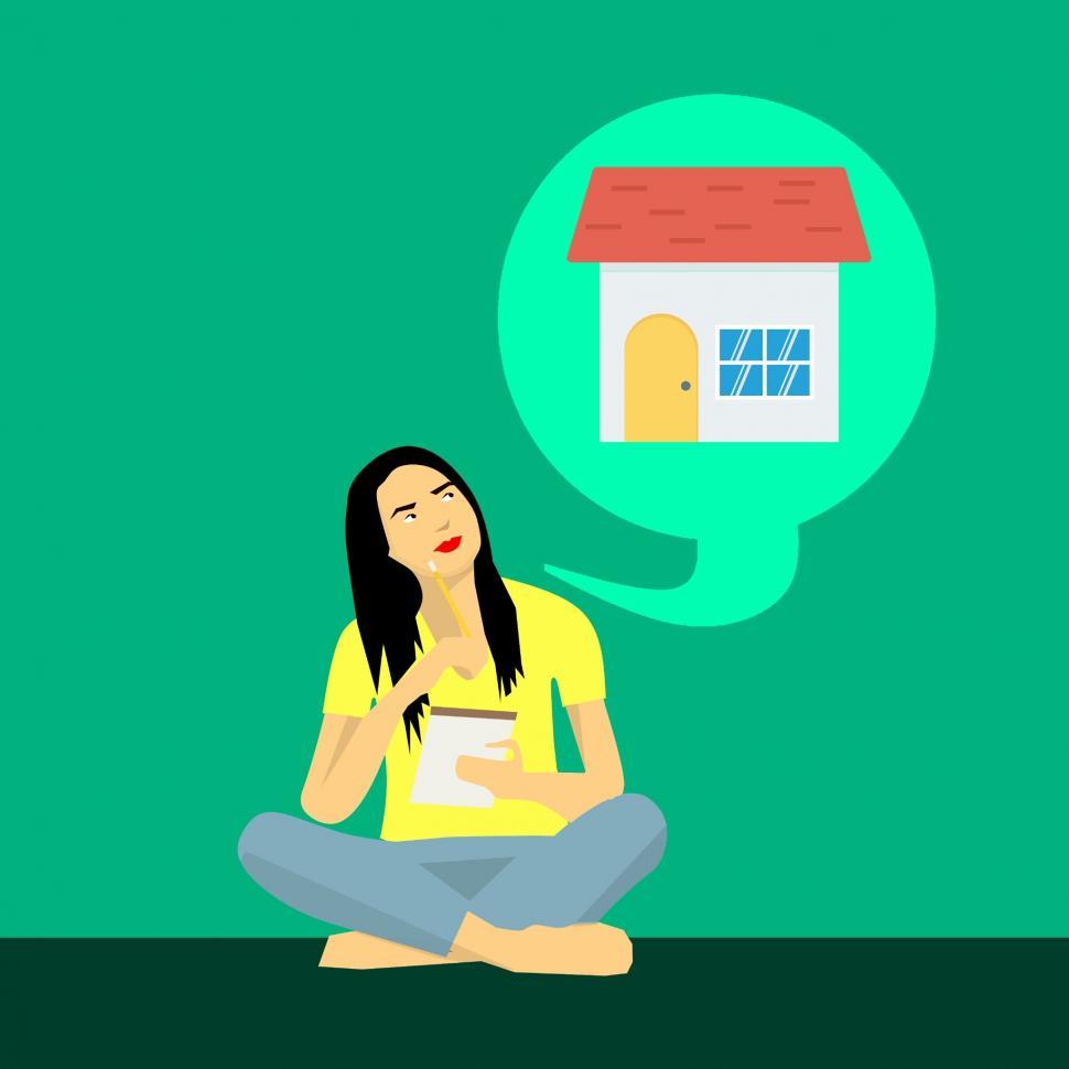 Free Image of writing about real estate  