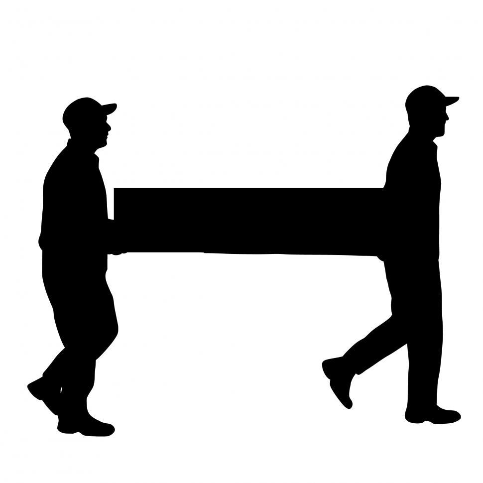 Free Image of moving package Silhouette  