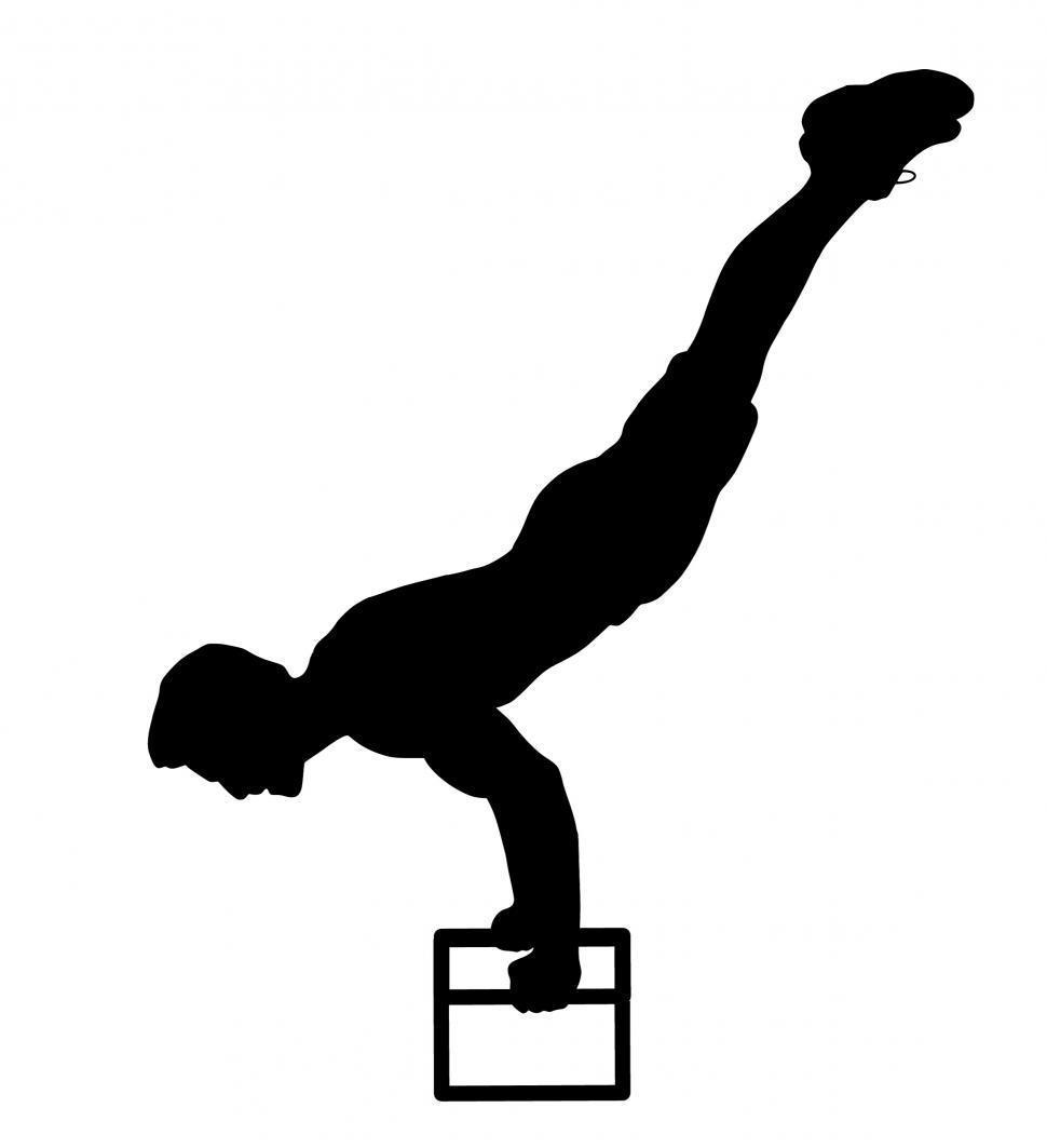 Free Image of man Acrobat Silhouette  