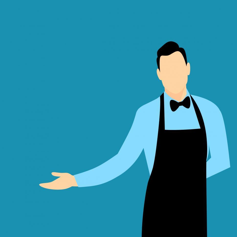 Free Image of waiter Illustration  