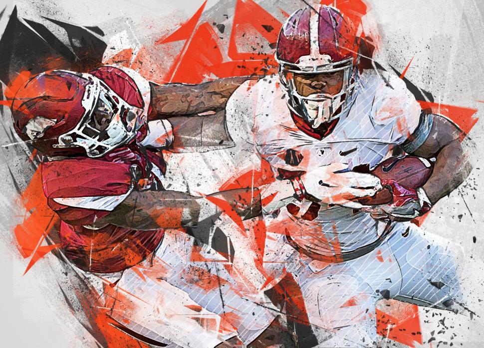 Free Image of american footballers 