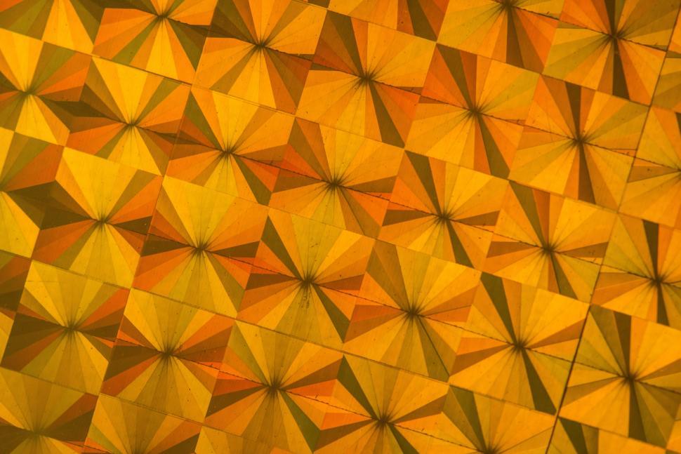 Free Image of Ceramic tiles ray design pattern 