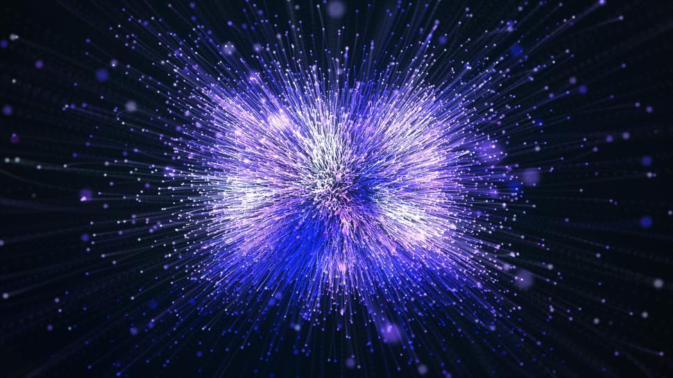 Free Image of Abstract digital background with particles  