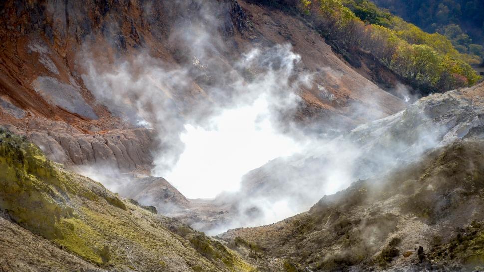 Free Image of The Volcano in Japan  