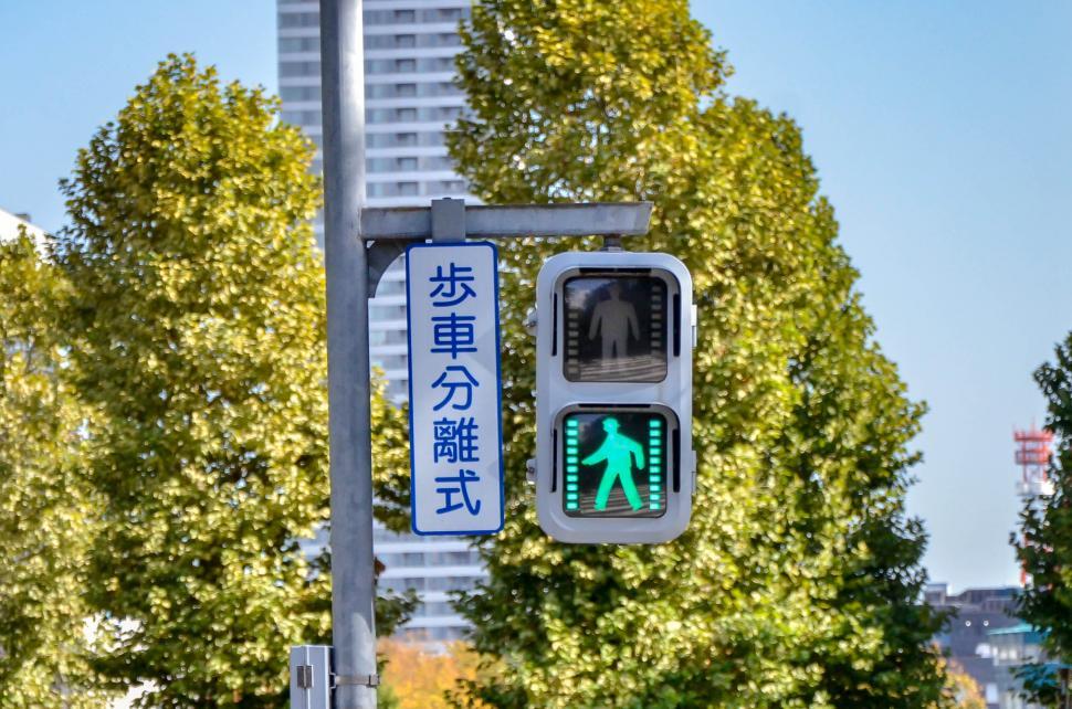 Free Image of Walking Traffic Light - Walk Now 