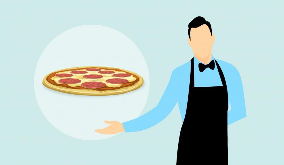 Free Image of pizza meal  