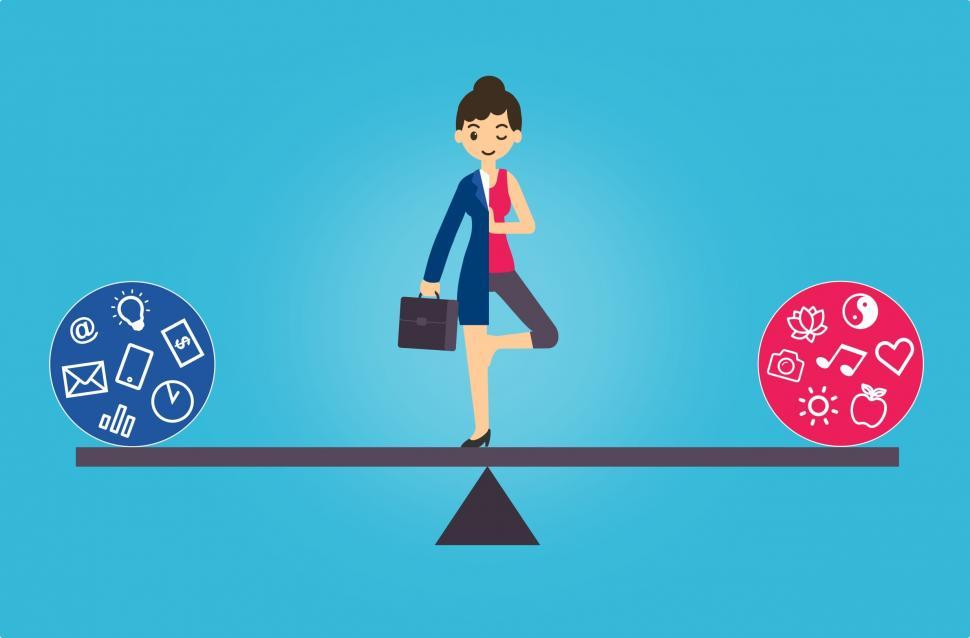 Free Image of Work Life Balance Concept - Balance Achieved 