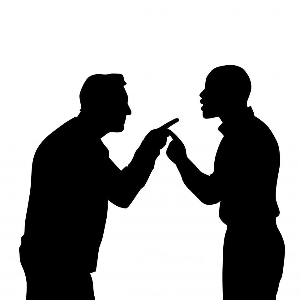 Free Image of argument Silhouette  