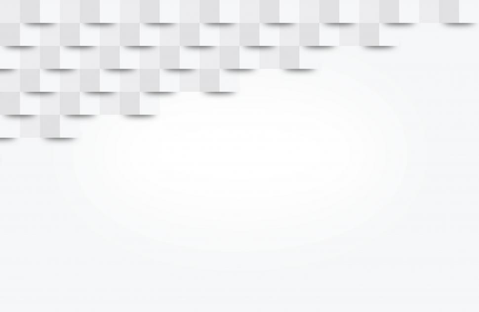 Free Image of White Abstract Geometric Background - With Copyspace  