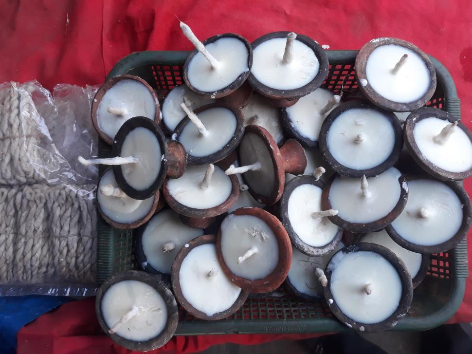Free Image of Tradition and culture - Pile of Candles 