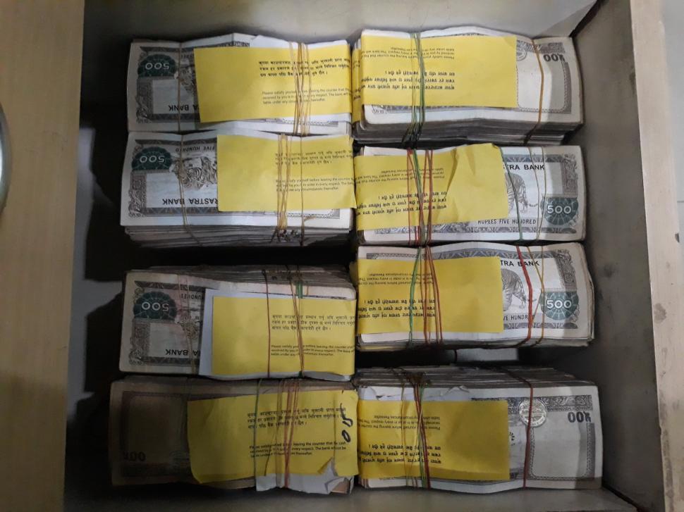 Free Image of Money at bank  