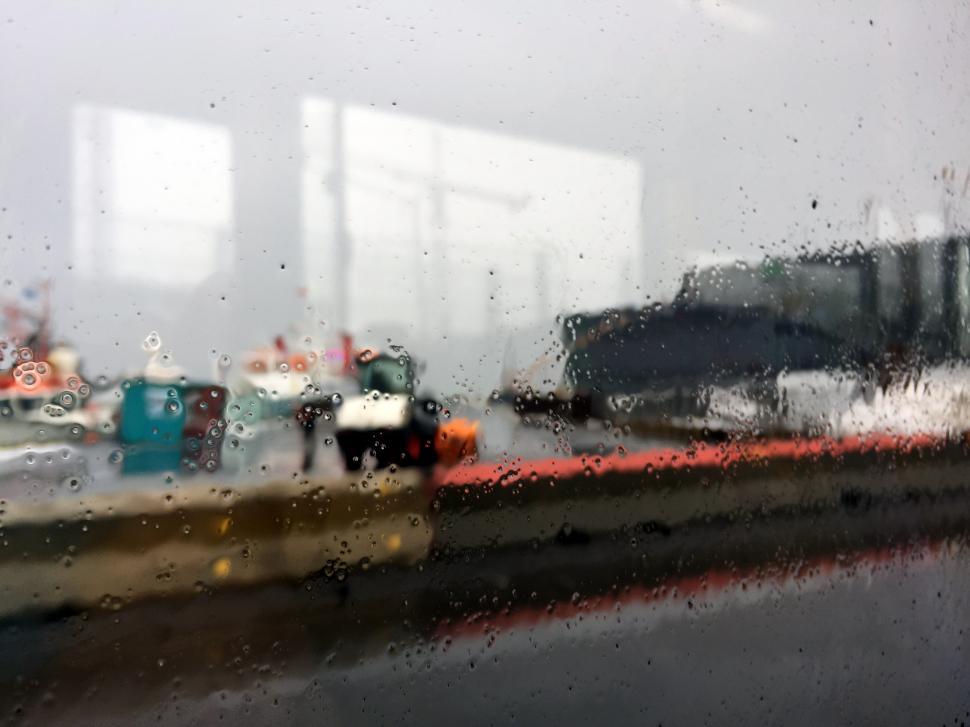 Free Image of The impressionism of a rainy day  