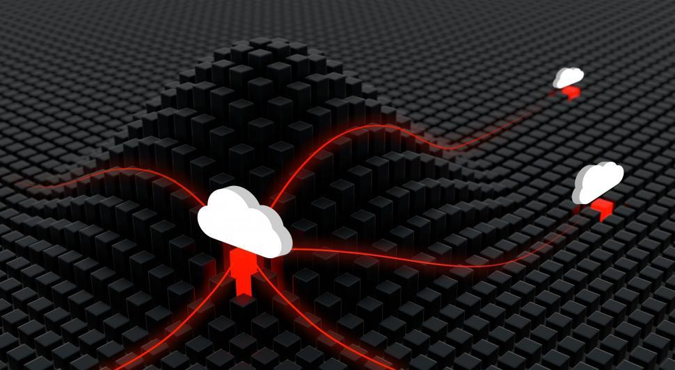 Free Image of Cloud Computing - Cloud Storage - Software as a Service - Concept  