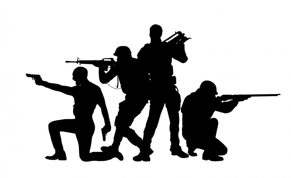 Free Image of pubg game Silhouette  