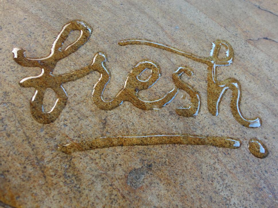 Free Image of Fresh water calligraphy  