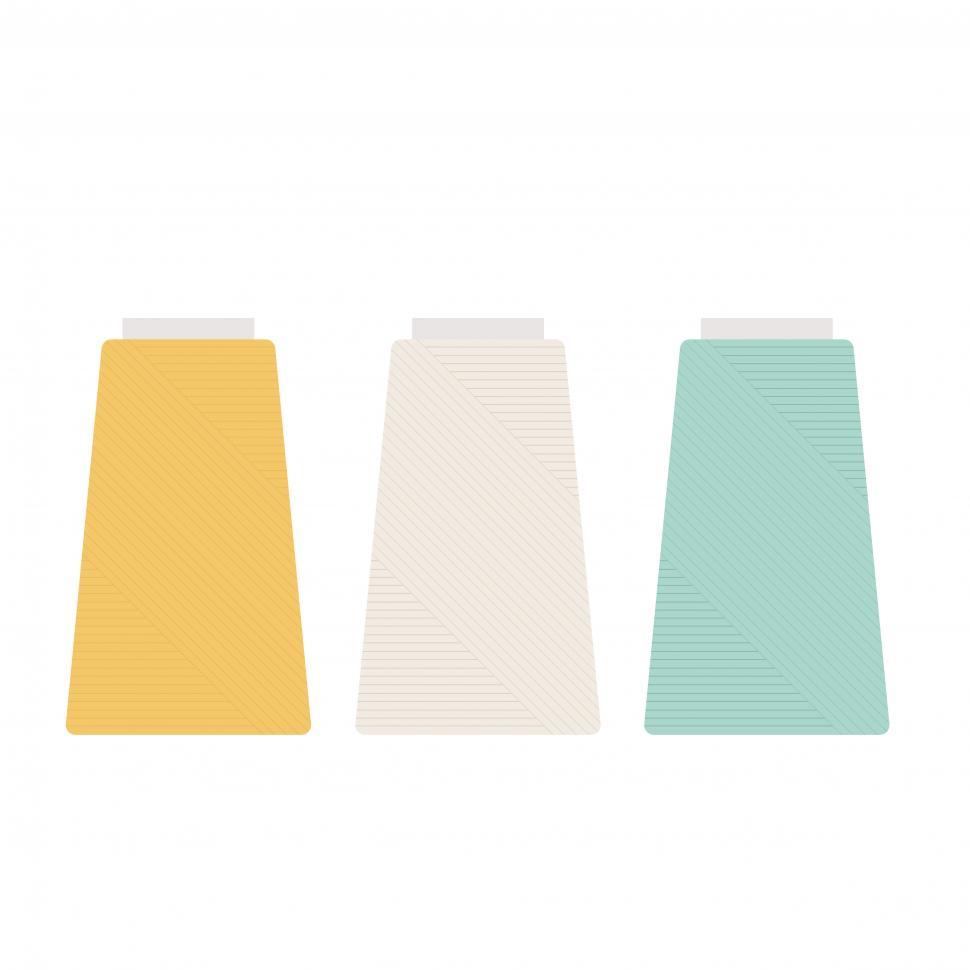 Free Image of Spools of thread vector icons 