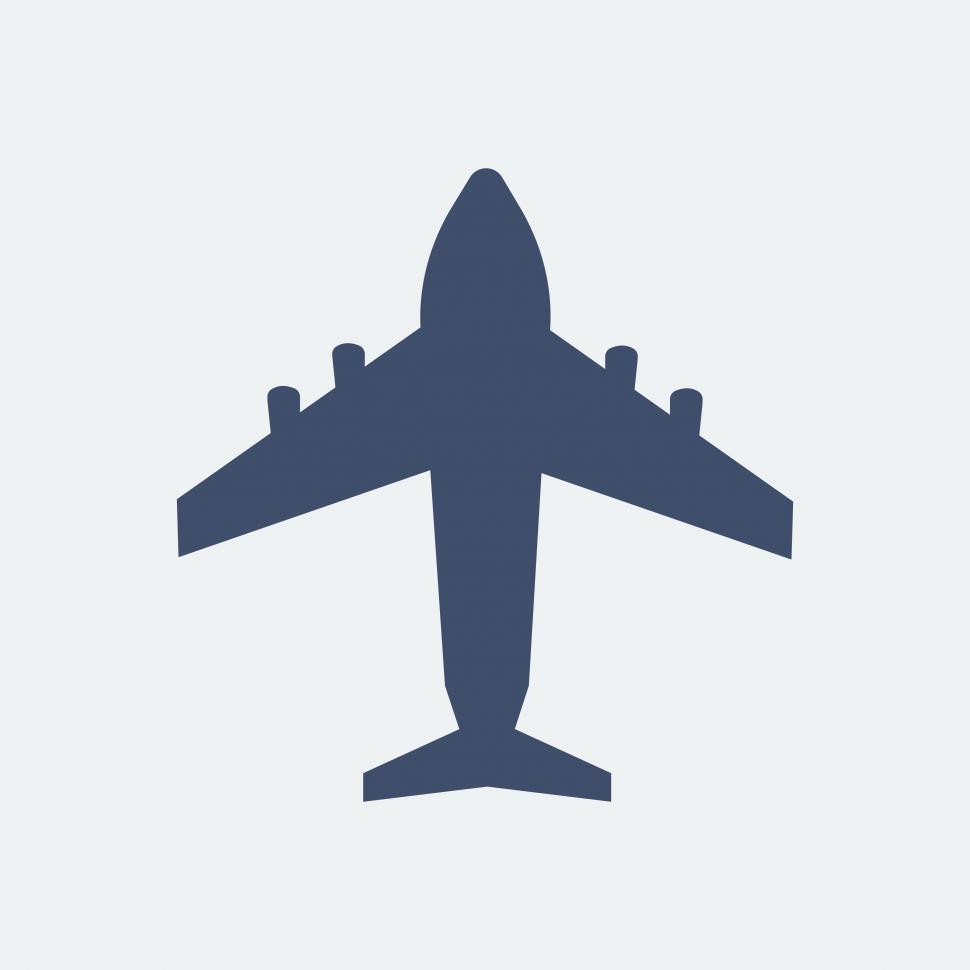 Free Image of Airplane vector icon 