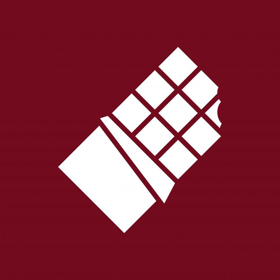 Free Image of A chocolate bar vector icon 