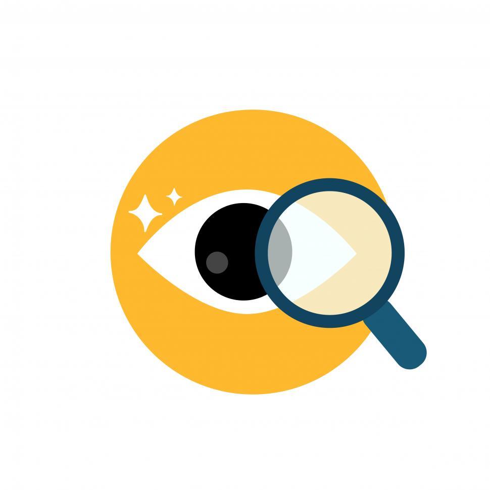 Free Image of Eye vector icon 