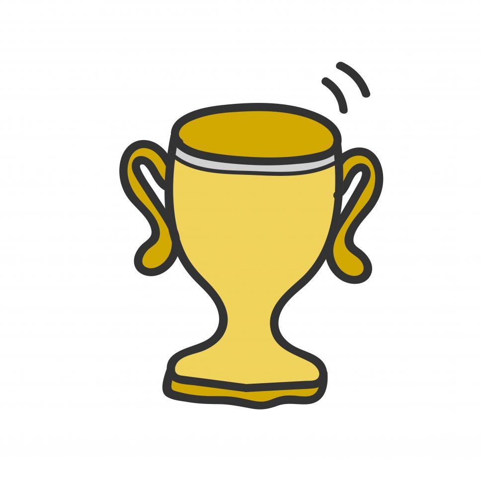 Free Image of Trophy cup vector icon 