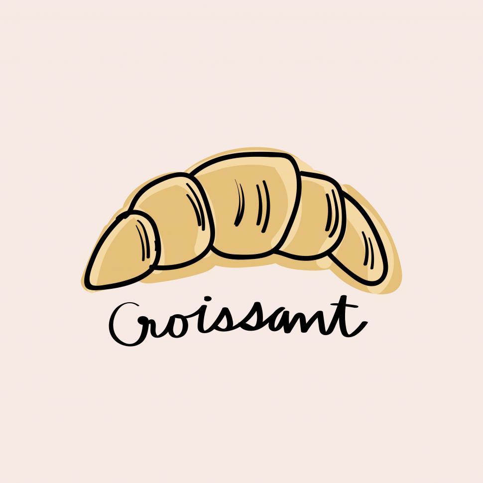 Free Image of Croissant vector icon 