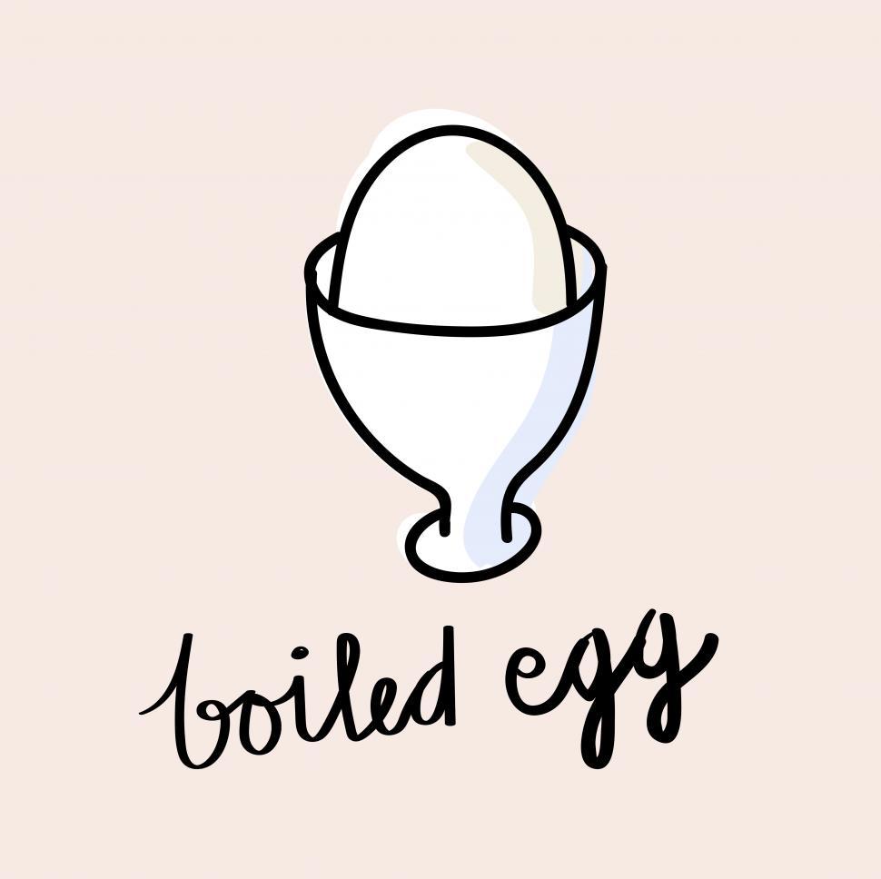 Free Image of Boiled egg vector icon 