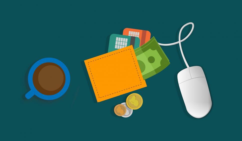 Free Image of e wallet technology  