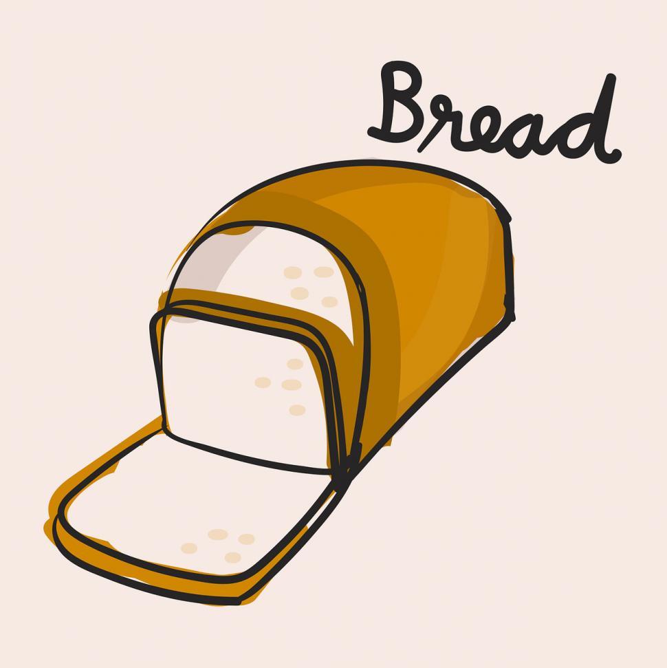 Free Image of Lough of bread vector icon 
