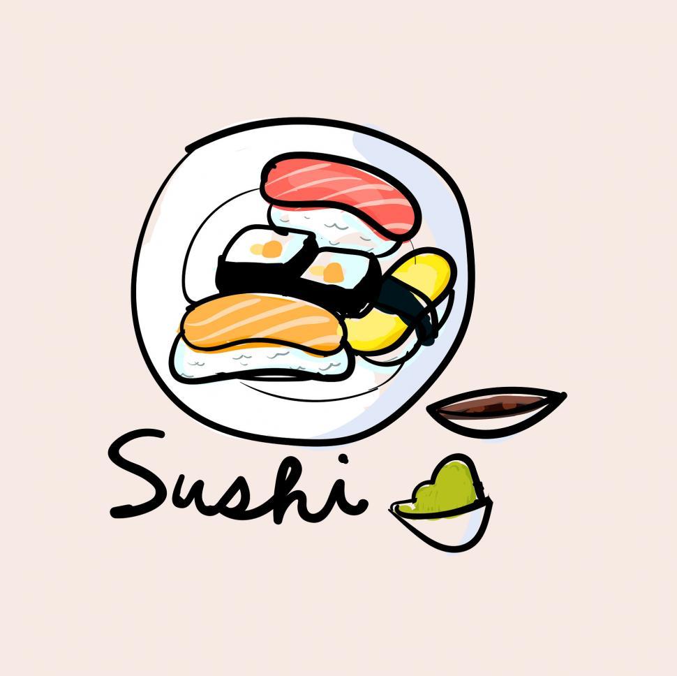 Free Image of Sushi vector icon 