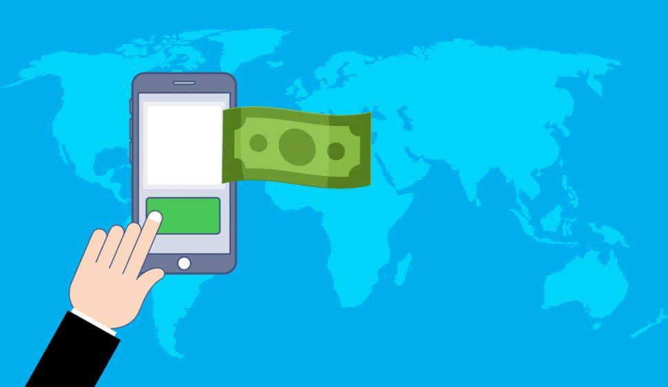 Free Image of money transfer  