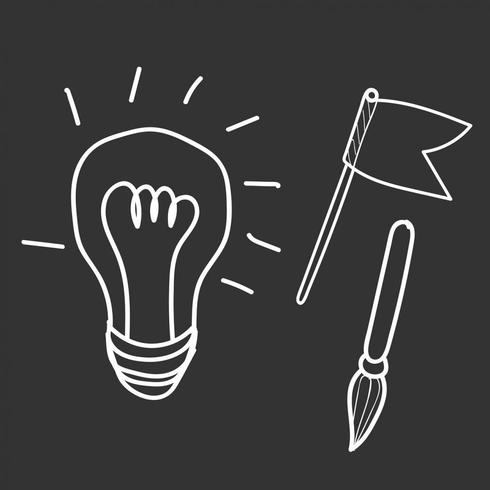 Free Image of Idea and strategy icon vector 