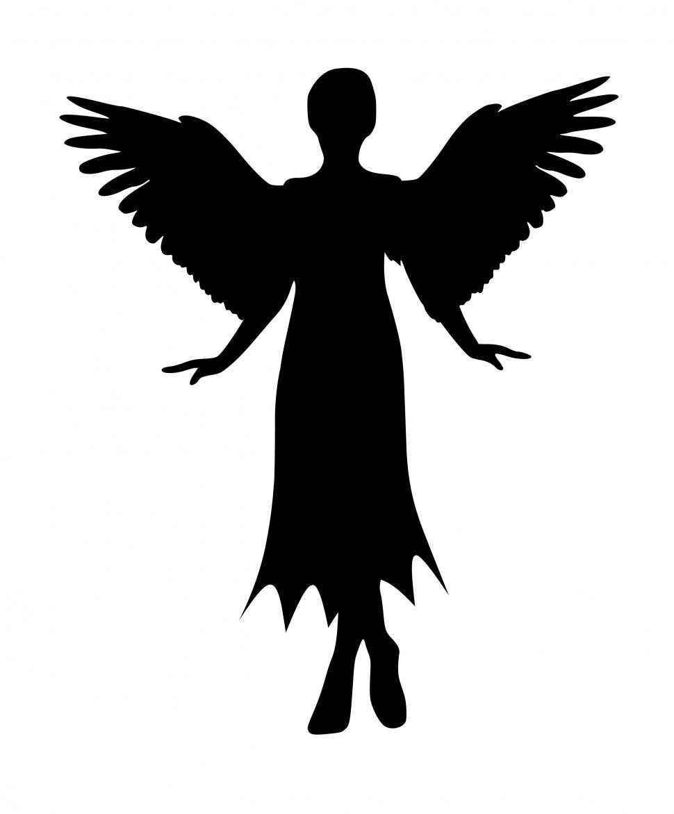 Free Image of angel Silhouette  