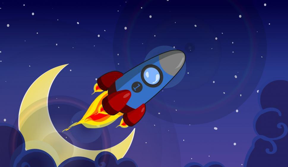 Free Image of flying spaceship   