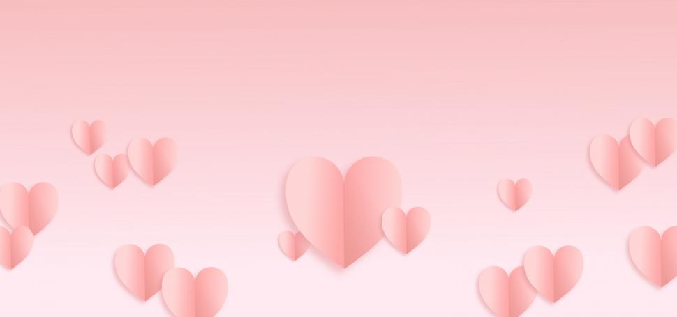 Free Image of Valentines Day Pale Background - With Copyspace  