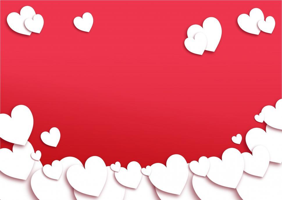 Free Image of Valentines Day Red Background - With Copyspace  