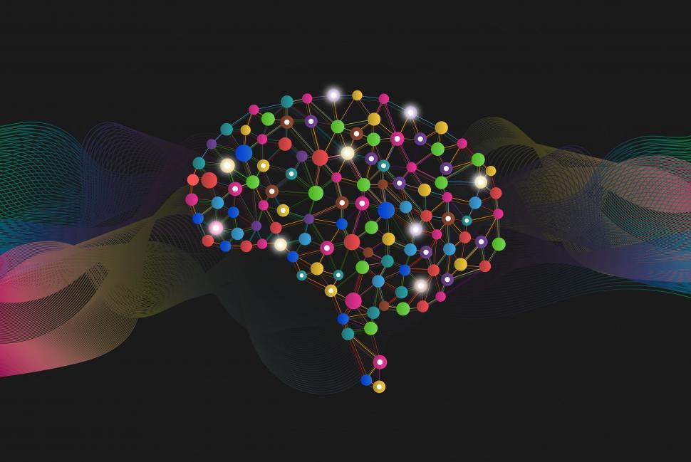 Free Image of Intelligent Flow with Brain Structure - Thinking Flow - Abstract Concept  