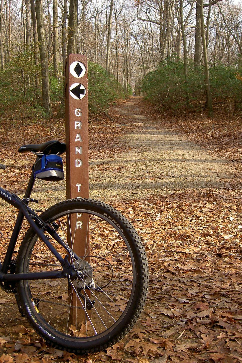 Free Image of Back Wheel Of Mountain Bike 