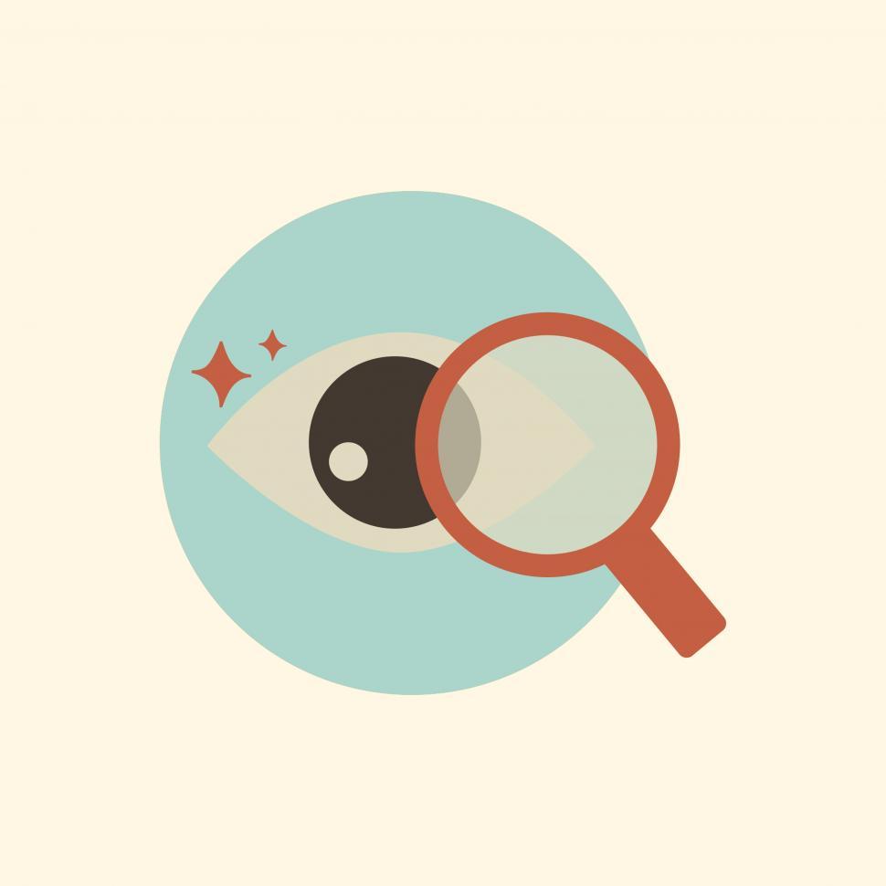 Free Image of Eye vector icon 