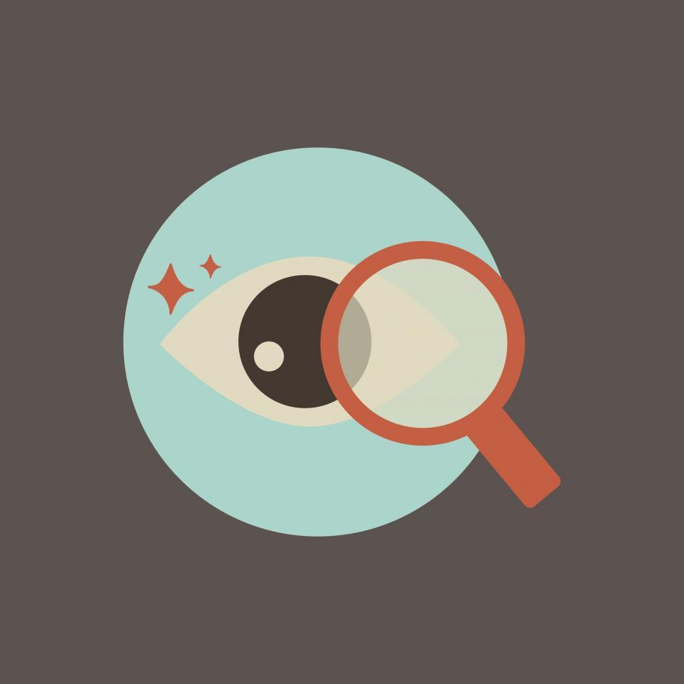 Free Image of Eye vector icon 
