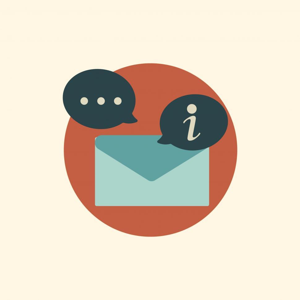 Free Image of Email message vector icon 
