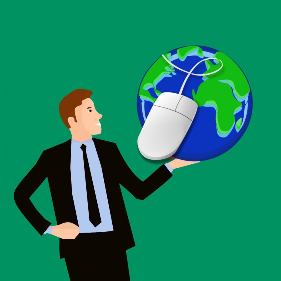 Free Image of internet user   