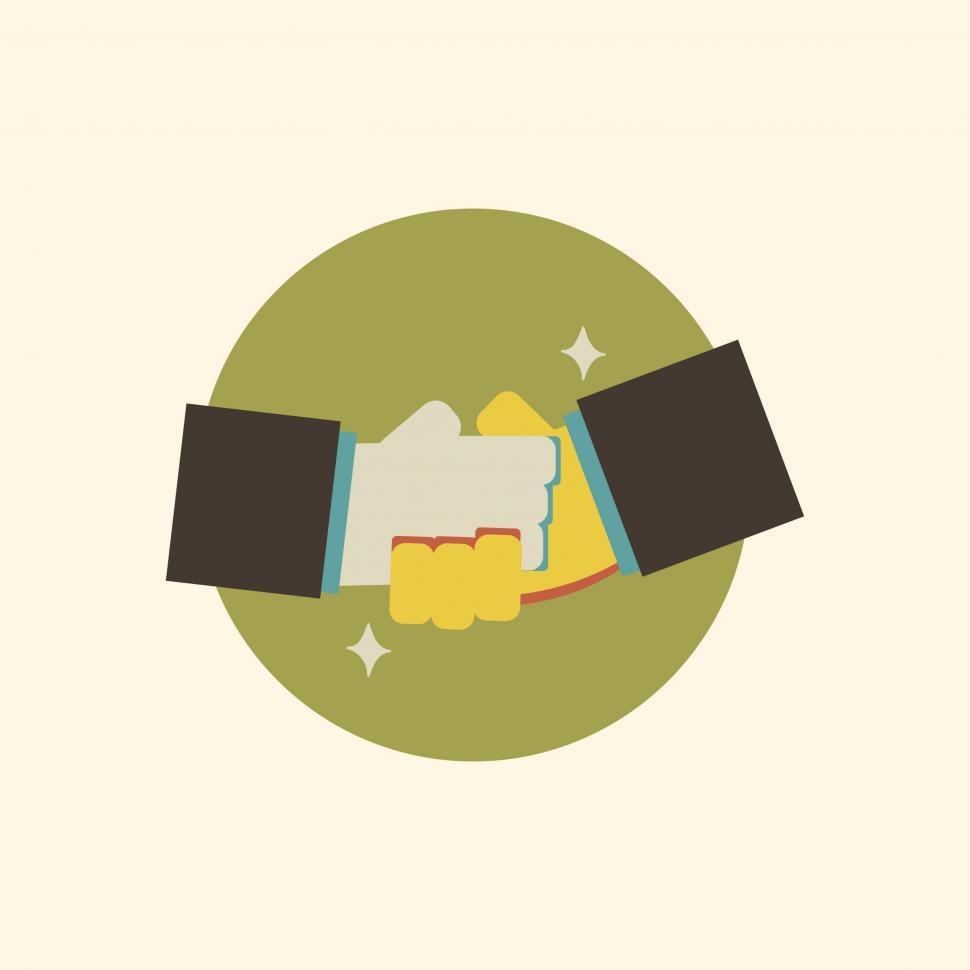 Free Image of Handshake vector icon 