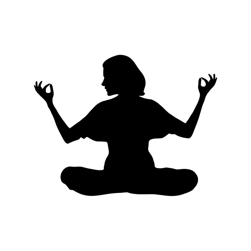 Free Image of meditation Silhouette  