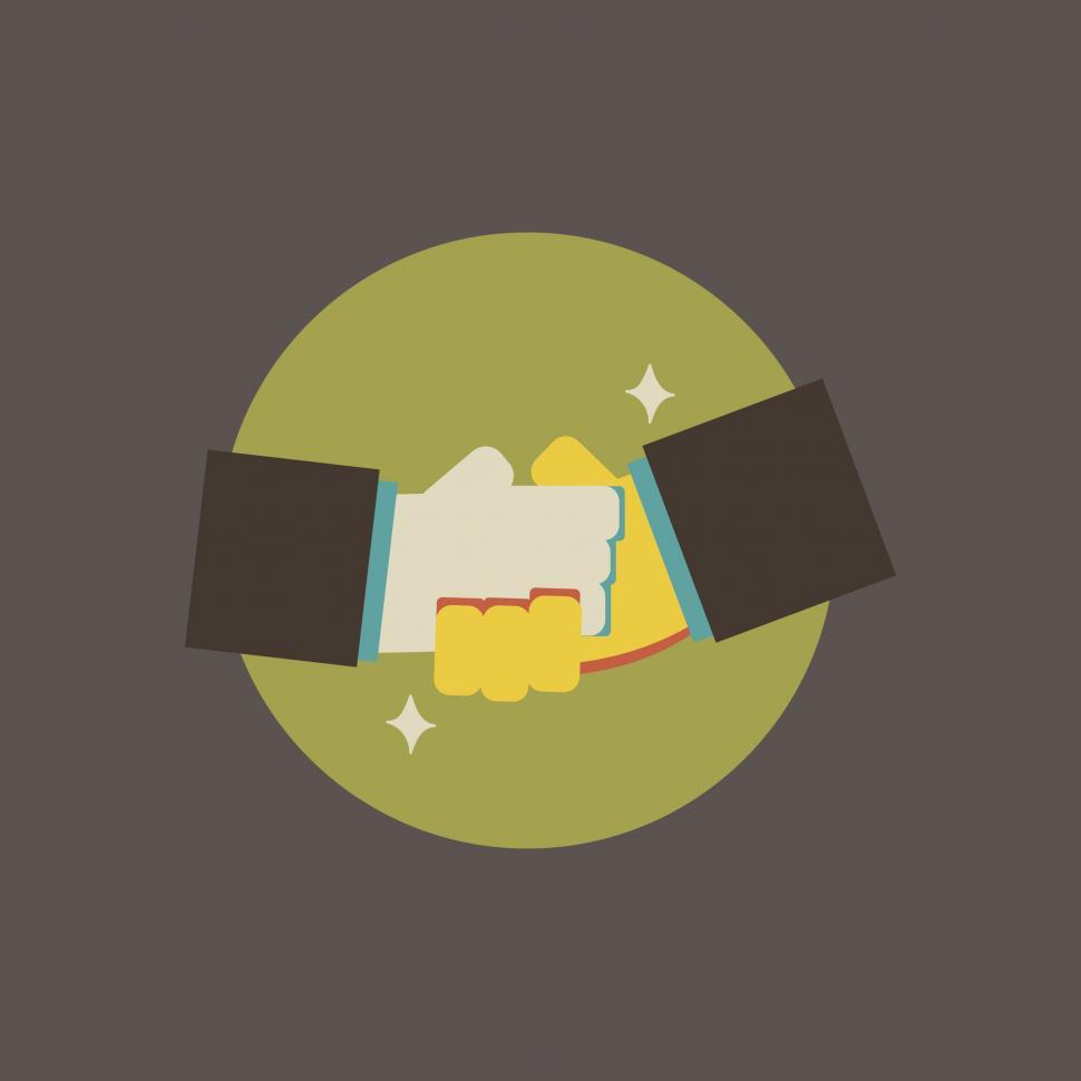 Free Image of Handshake vector icon 