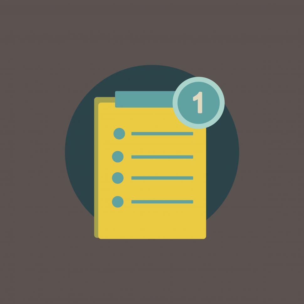 Free Image of Clipboard and checklist vector icon 