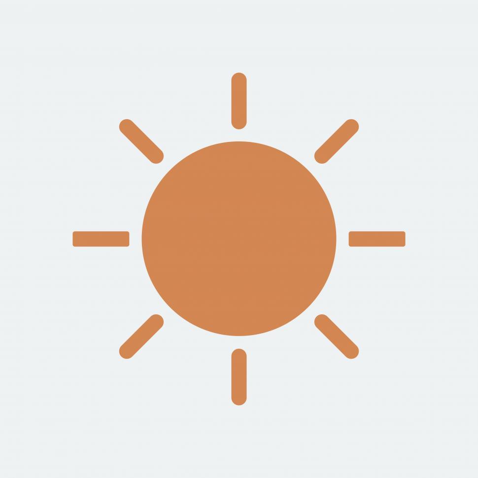 Free Image of Shining Sun vector icon 