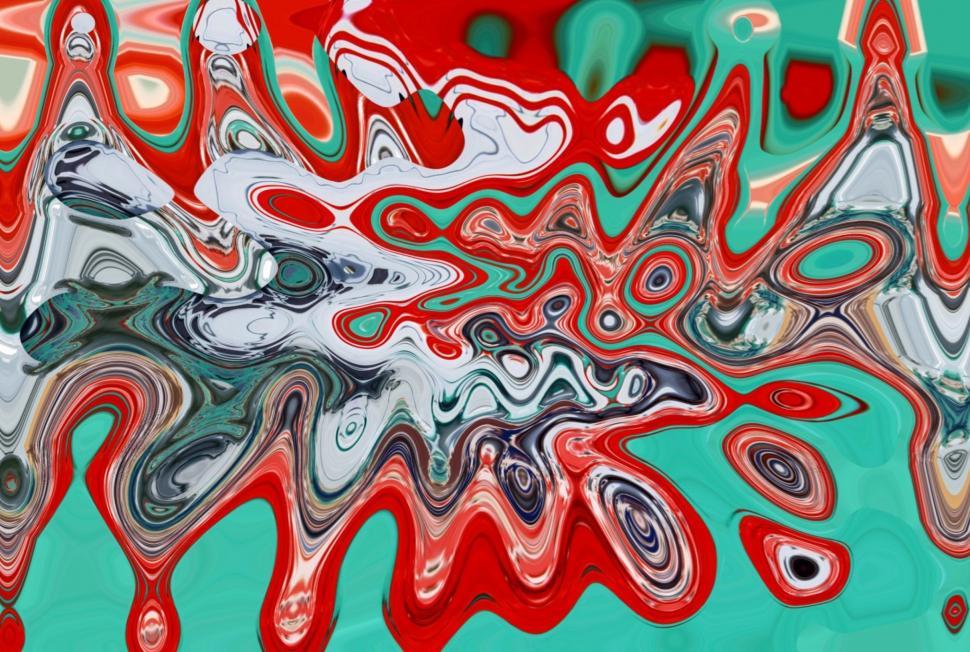 Free Image of Colorful Wavy Abstract Background  