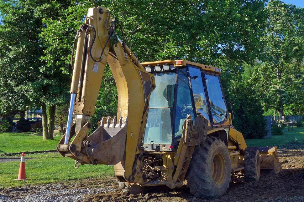 Free Image of Backhoe Machine 