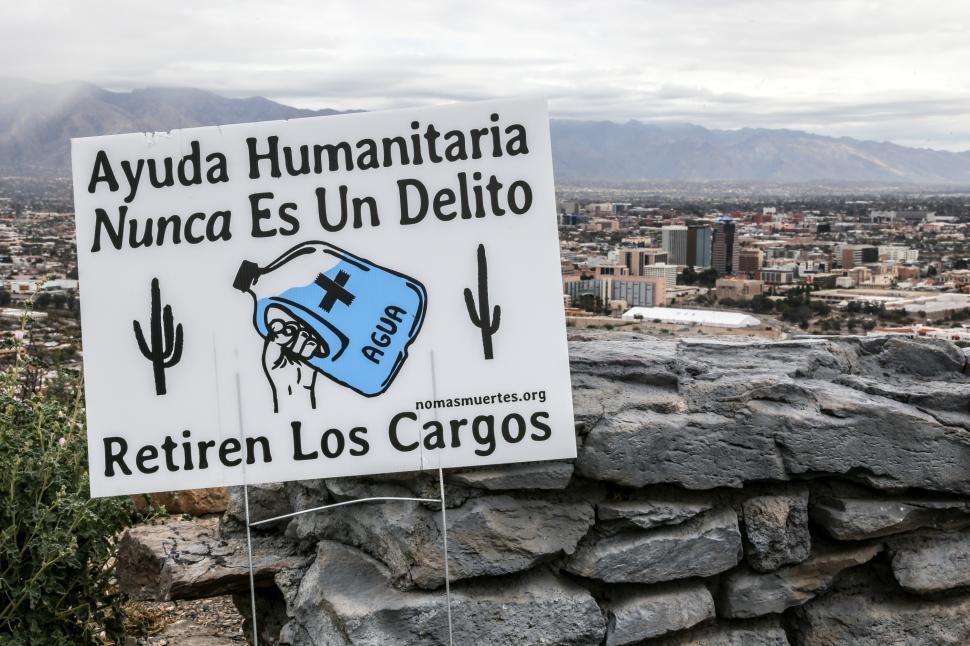 Free Image of No More Deaths Sign 